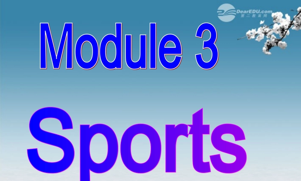 八年级英语上册 Module 3 Sports Unit 3 Language in use课件(2).ppt