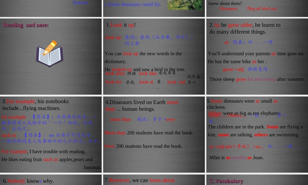 八年级英语上册 Unit 1 Encyclopaedias Reading课件 .ppt