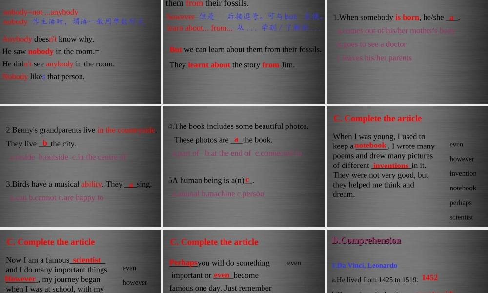 八年级英语上册 Unit 1 Encyclopaedias Reading课件 .ppt