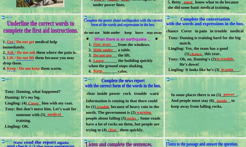 八年级英语上册 Module 12 Unit 3 Language in use课件1 .ppt