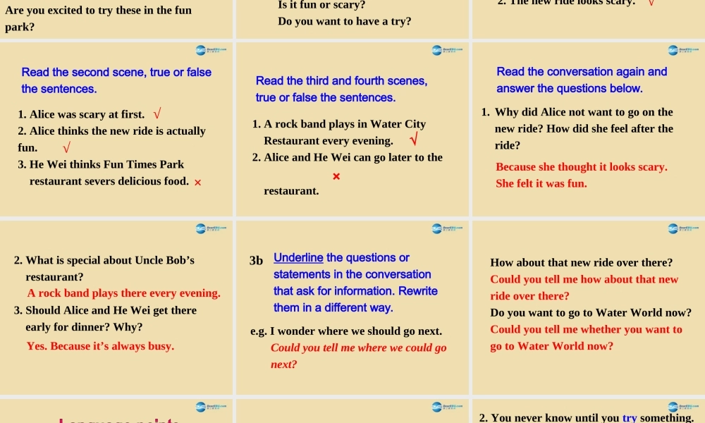 Unit 12 Could you please tell me where the restrooms are Section A（3a-3b）精品课件 .ppt