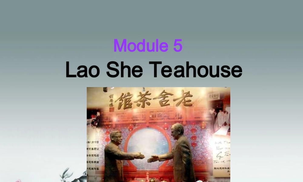 八年级英语上册 Module 5 Lao She Teahouse Unit 1 I wanted to see the Beijing Opera课件3 .ppt