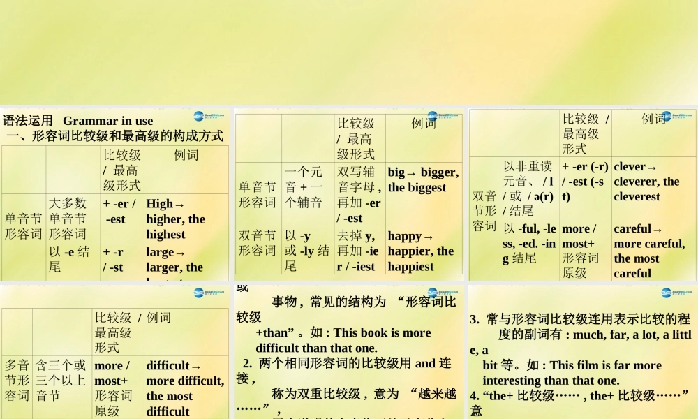 八年级英语上册 第09期课件 牛津深圳版.ppt