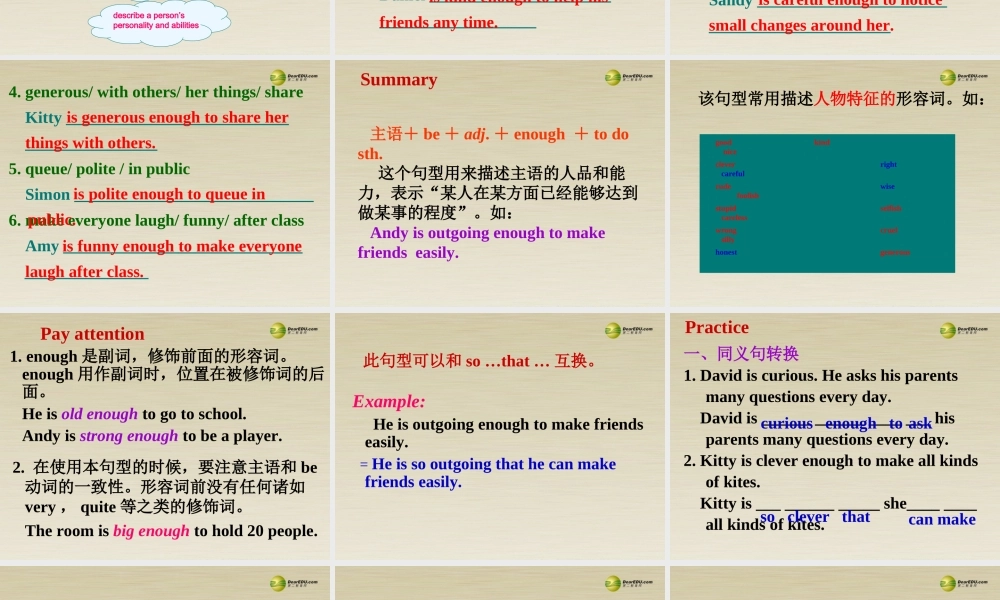 八年级英语下册 8B Unit5 Good manners Grammar课件 .ppt