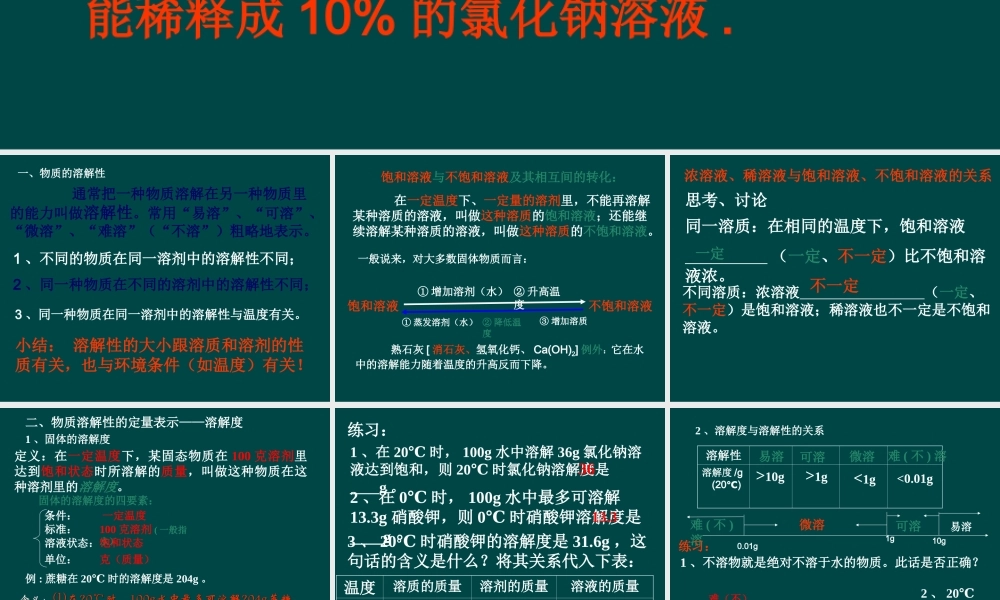 沪教初中化学九下《6第3节 物质的溶解性》PPT课件 (8).ppt