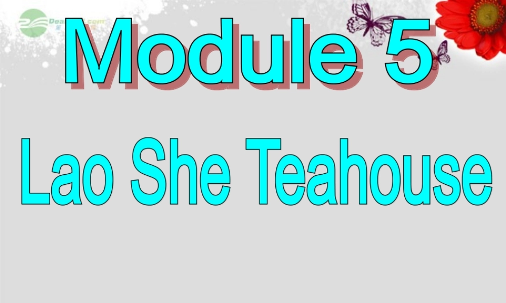 八年级英语上册 Module 5 Lao She Teahouse Unit 3 Language in use课件2 .ppt