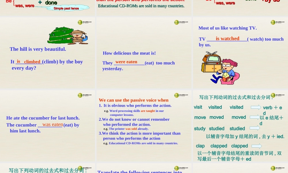 八年级英语下册 8B Unit7 International charities Grammar1课件 .ppt