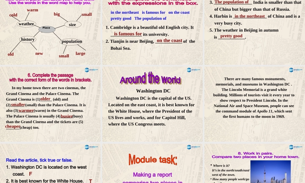 八年级英语上册 Module 2 Unit 3 Language in use课件 .ppt