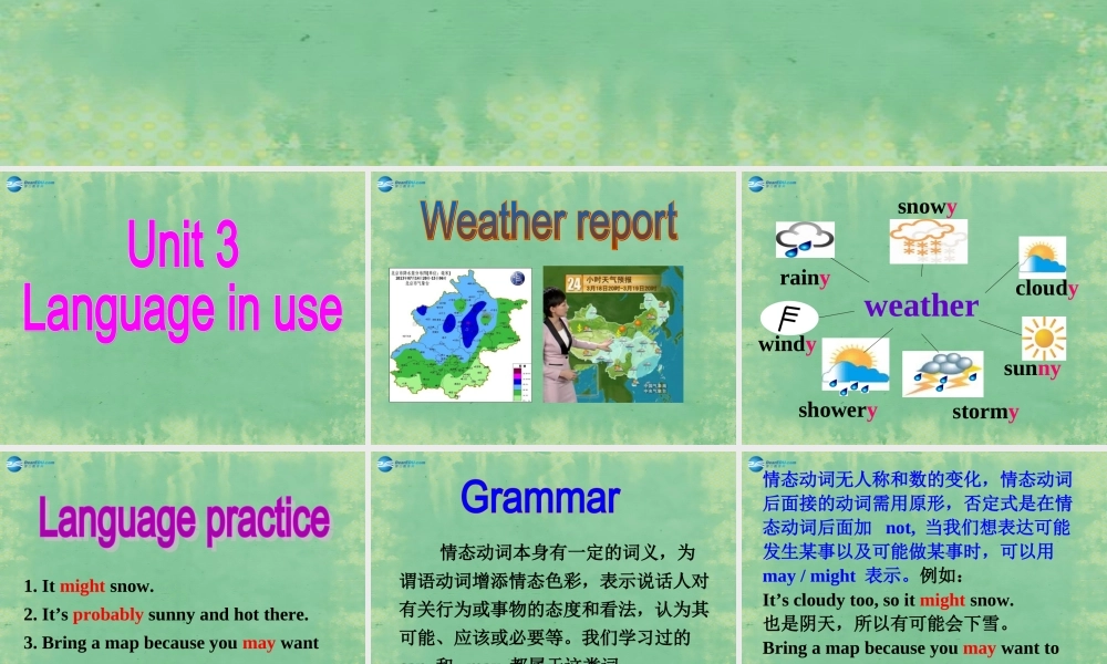 八年级英语上册 Module 10 Unit 3 Language in use课件1 .ppt