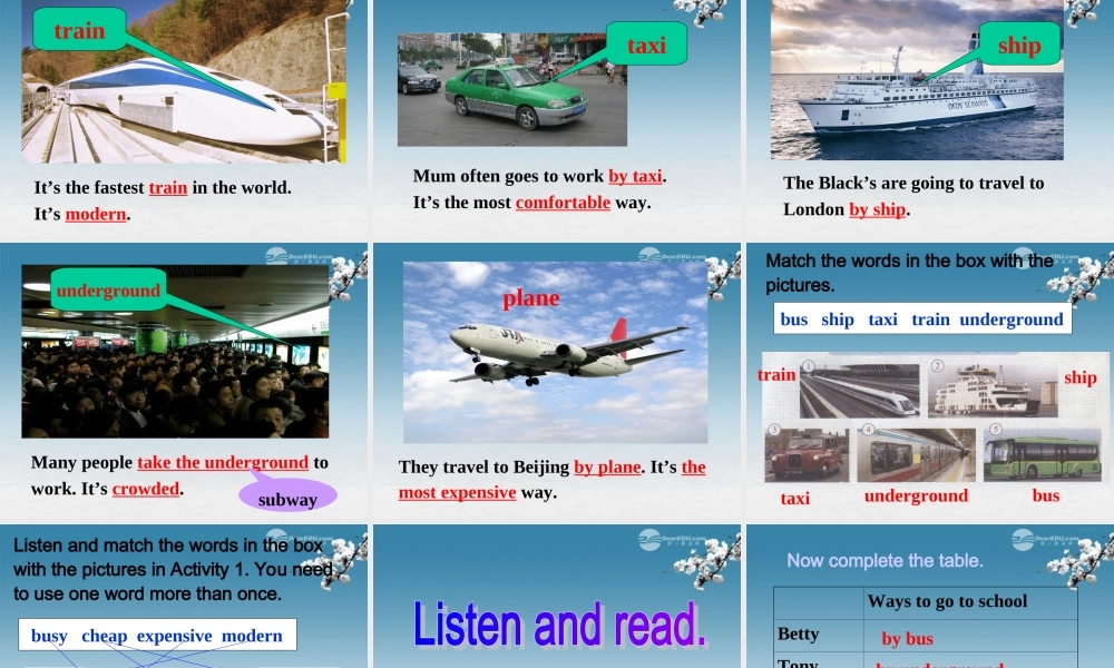 八年级英语上册 Module 4 Planesships and trains Unit 1 He lives the farthest from school课件 .ppt