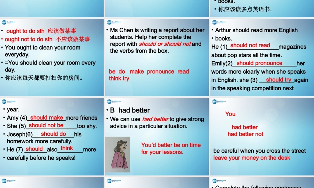 八年级英语上册 Unit 8 English week Grammar课件(2).ppt