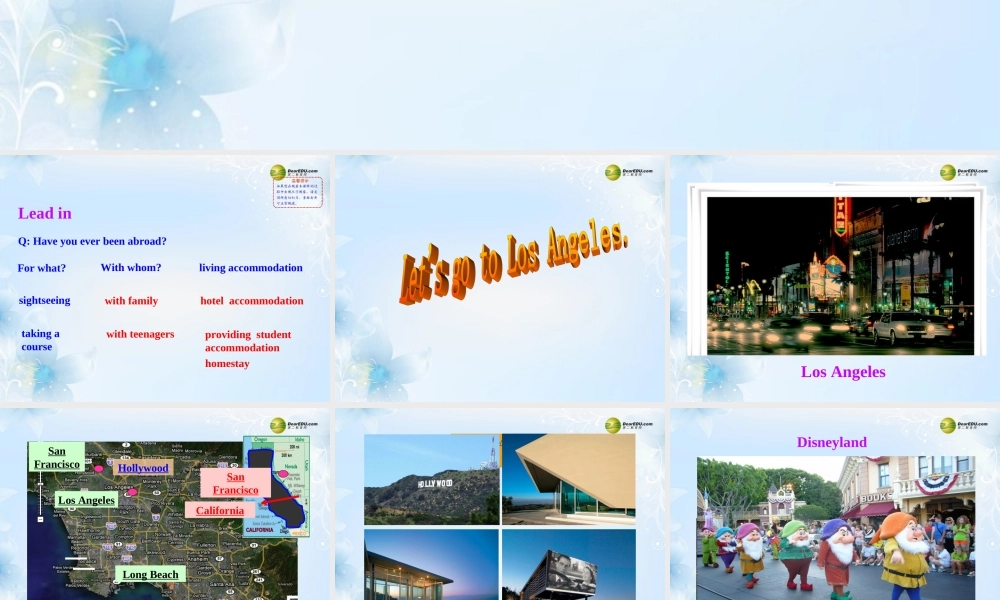 八年级英语下册 Module 7 Summer in Los Angeles Unit 2 Fill out a form and come to learn English in LA课件 .ppt