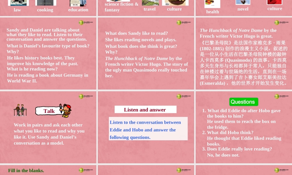 八年级英语下册 8B Unit4 A good read Welcome课件 .ppt