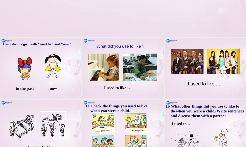 八年级英语下册 Unit 3 I used to be afraid of the dark Section B课件 .ppt