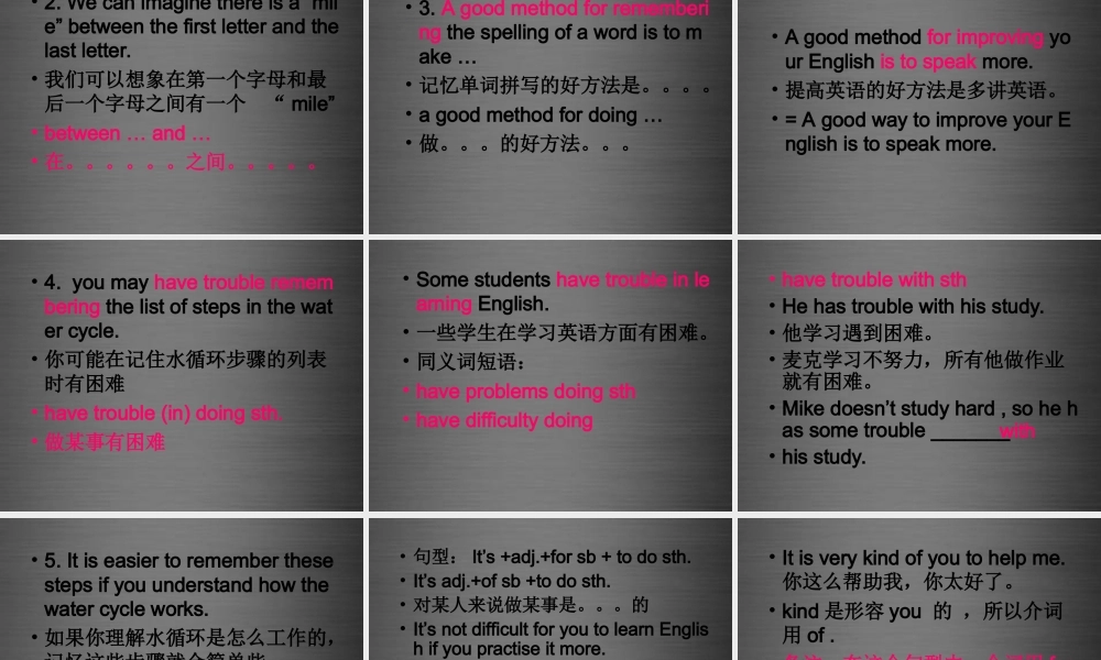 八年级英语上册 Unit 7 Memory Reading课件 .ppt