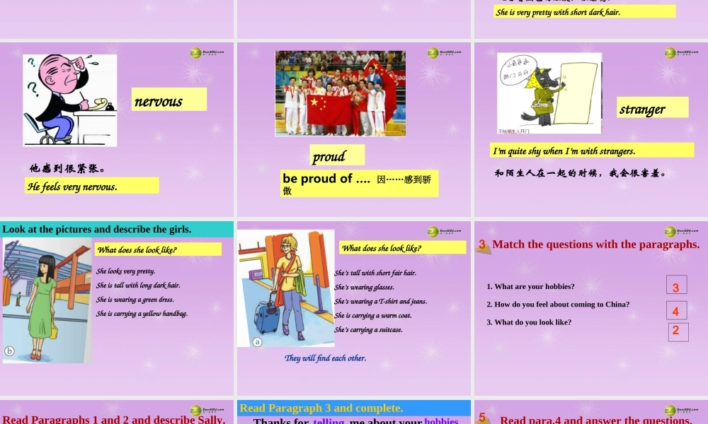 八年级英语下册 Module 1 Feelings and impressionsUnit 2 I feel nervous when I speak Chinese课件 .ppt