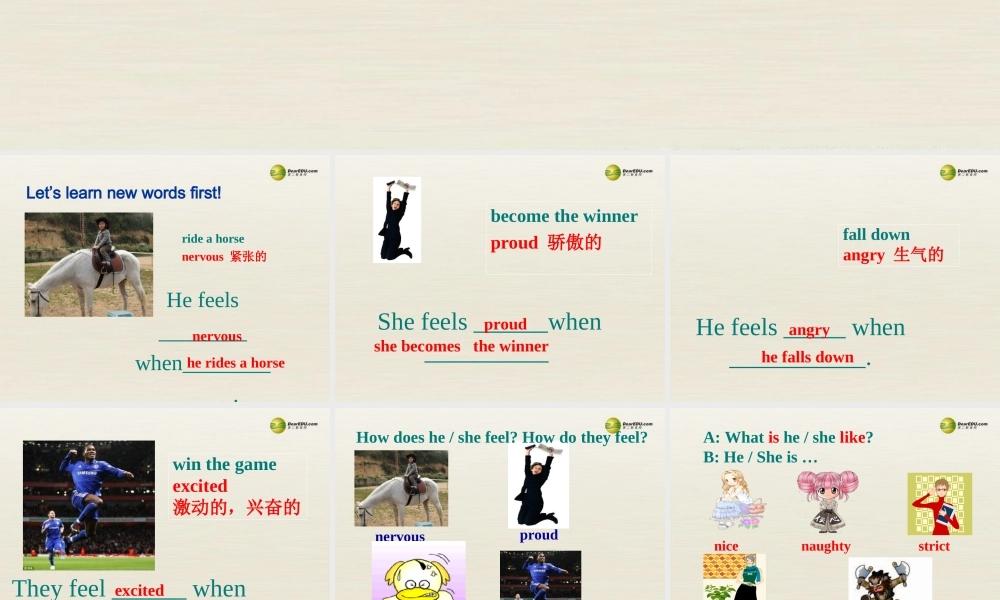 八年级英语下册 Module 1 Feelings and impressions Unit 2 I feel nervous when I speak Chinese课件1 .ppt