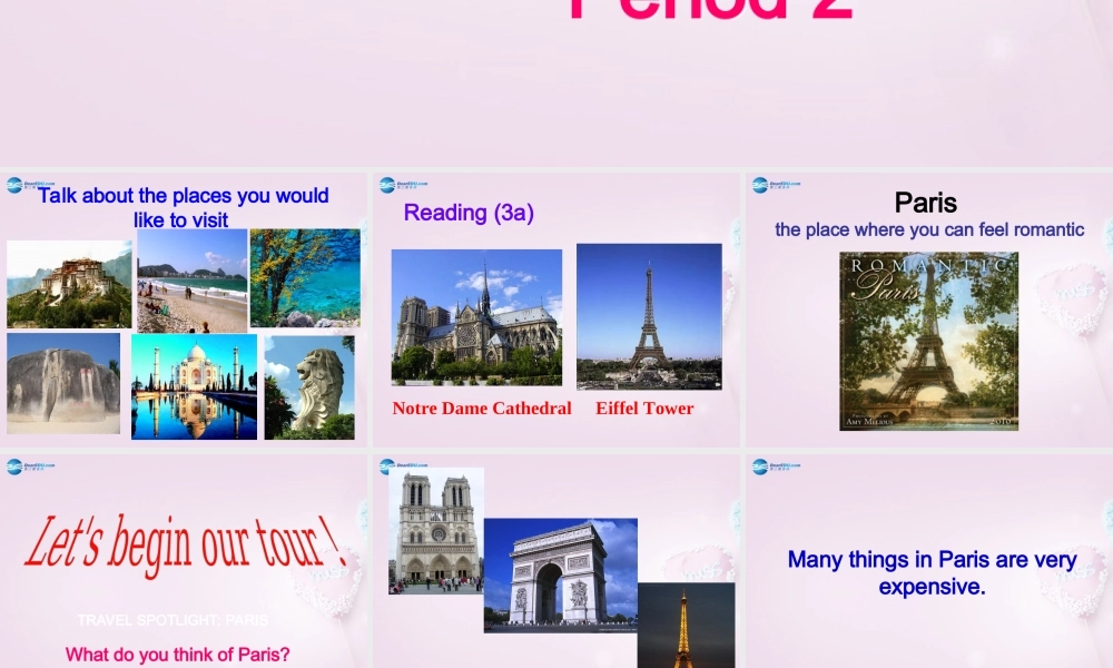 八年级英语下册 Unit 6 Where would you like to visit？Period 2课件 .ppt
