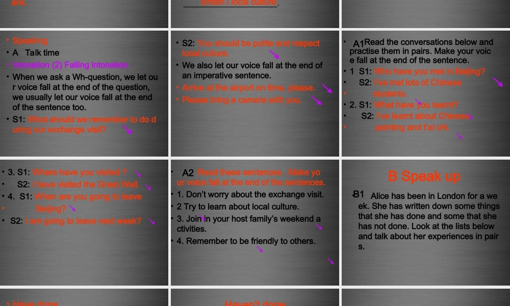 八年级英语上册 Unit 5 Educational exchanges Listening and speaking课件 .ppt