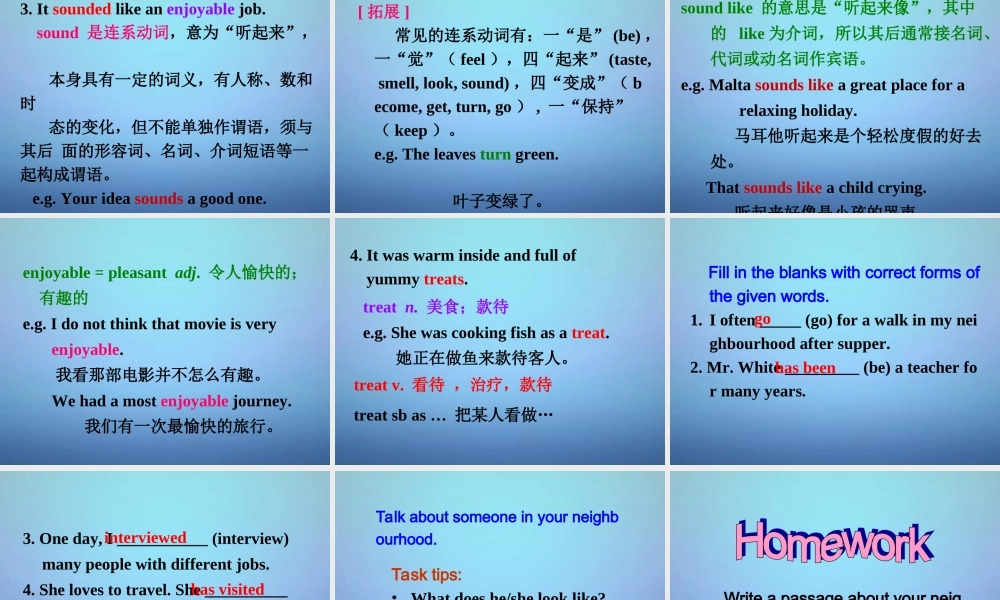 冀教初中英语八上《Lesson 23 People in My Neighbourhood》PPT课件 (4).ppt