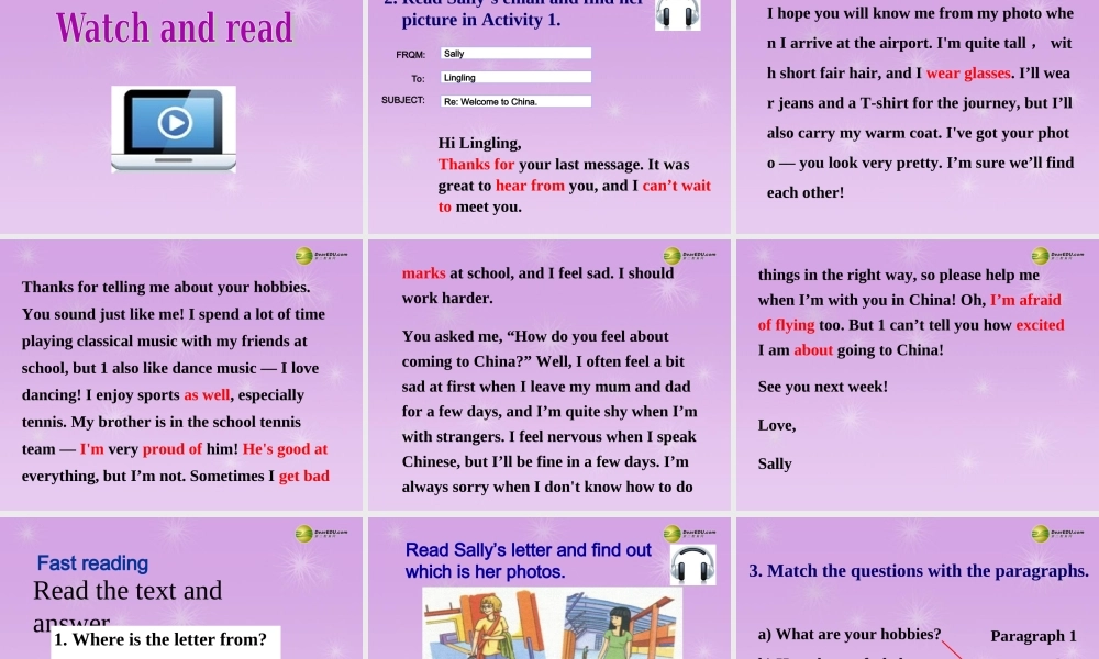 八年级英语下册 Module 1 Unit 2 I feel nervous when I speak Chinese课件 .ppt