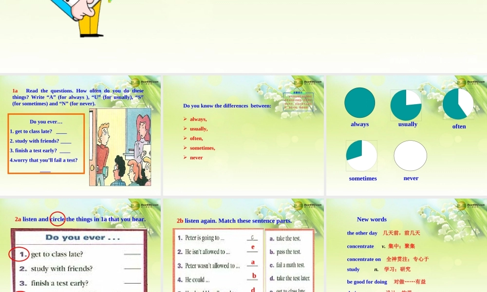 八年级英语下册 Unit 4 Teenagers should be allowed to choose their own clothes Section B教学课件 鲁教版.ppt