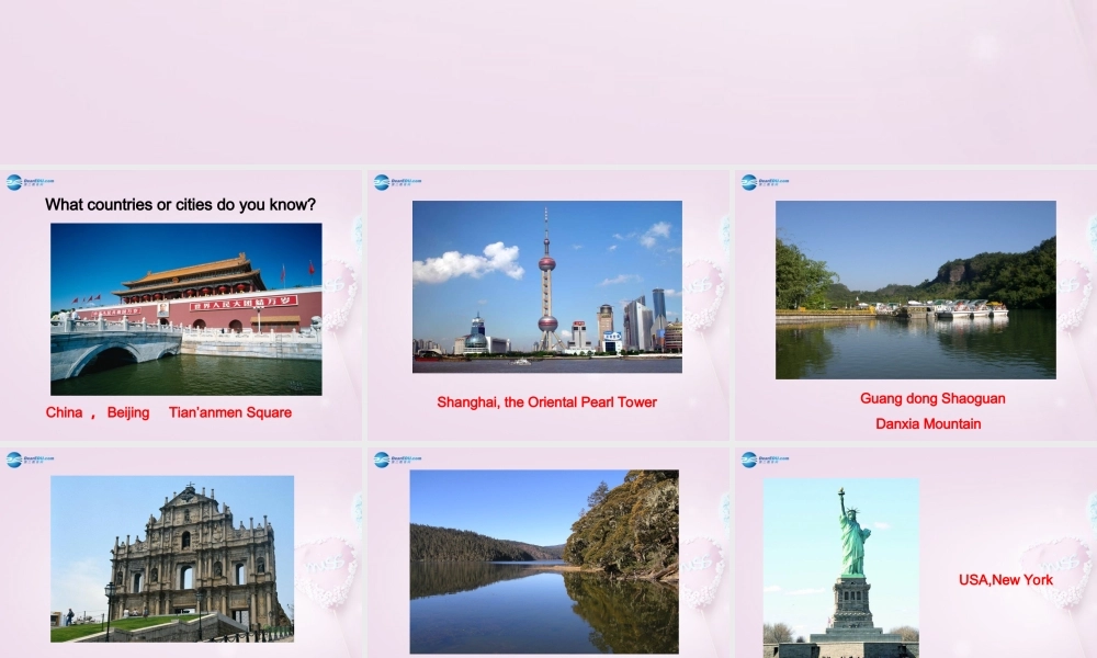 八年级英语下册 Unit 6 Where would you like to visit？Section A课件 .ppt