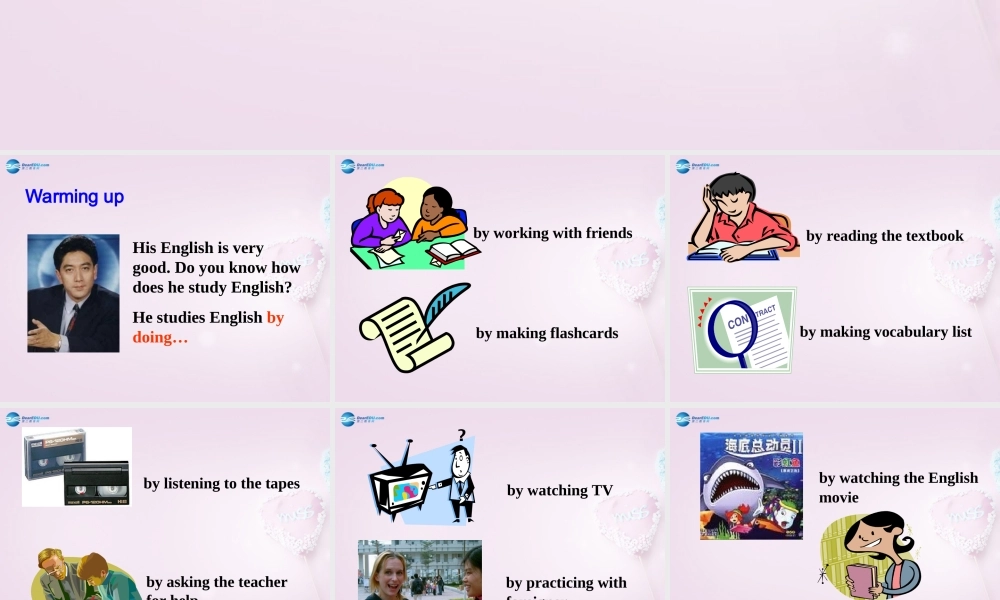 八年级英语下册 Unit 2 How do you study for a test？Period 1课件 .ppt