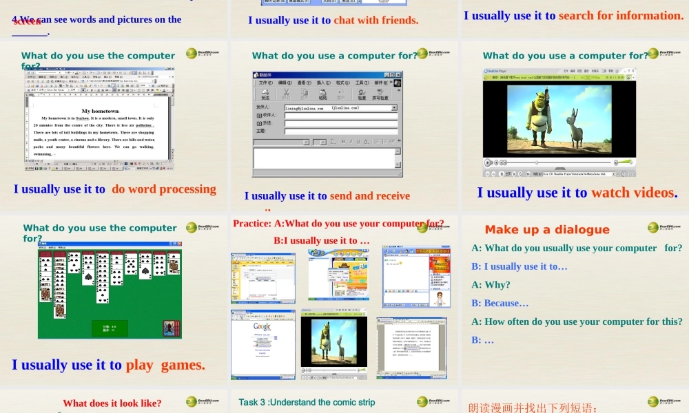 八年级英语下册 8B Unit3 Online tour Welcome to the unit课件2 .ppt