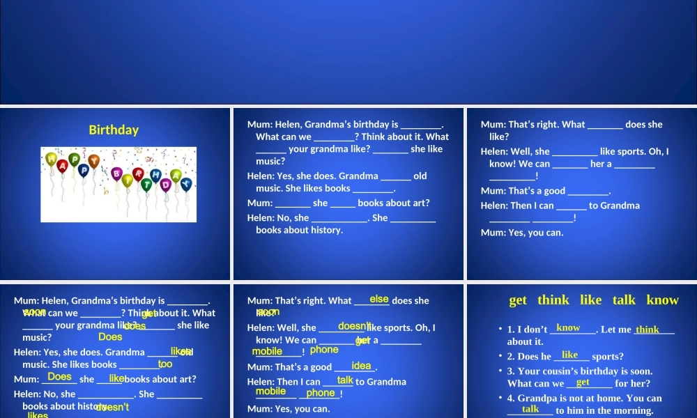 北师大版英语七上Unit 1《Lesson 3 Happy Birthday》ppt课件2.ppt