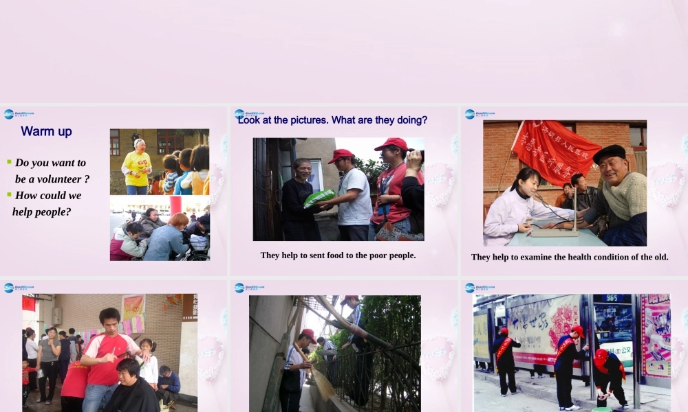 八年级英语下册 Unit 7 I’ll help clean up the city parks Section A课件 .ppt