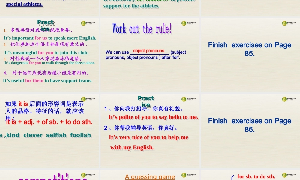 八年级英语下册 8B Unit 6 Sunshine for all Grammar2课件 .ppt