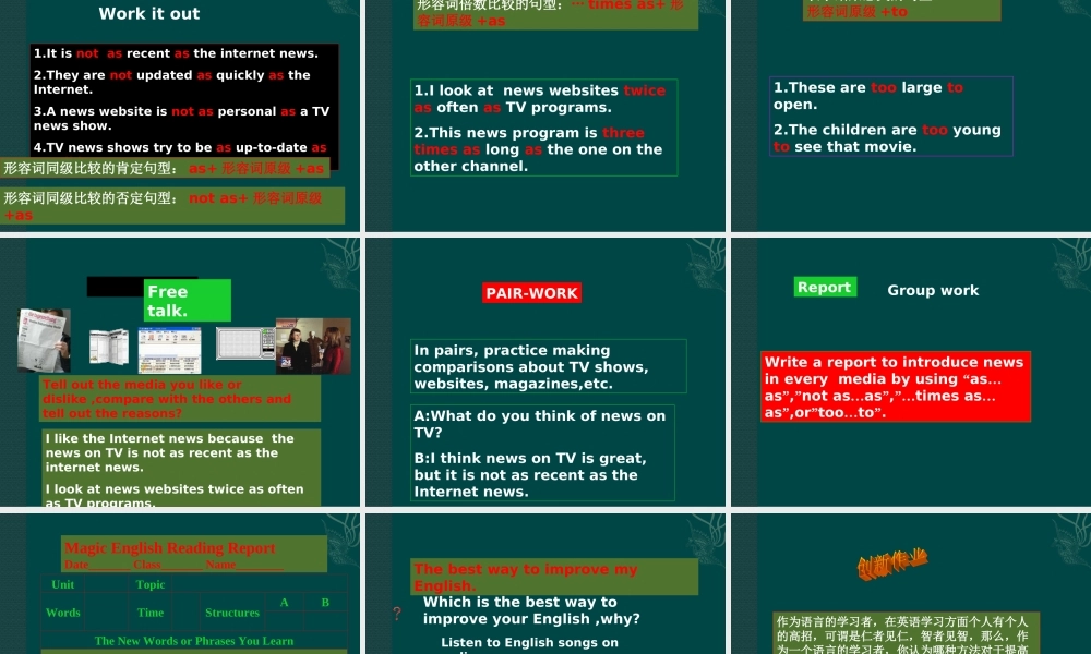 北师大初中英语九上《Unit 3 The Media》PPT课件 (11).ppt