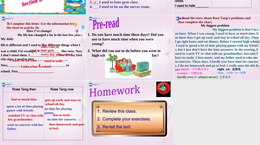 八年级英语下册 Unit 3 I used to be afraid of the dark Period 3课件 .ppt