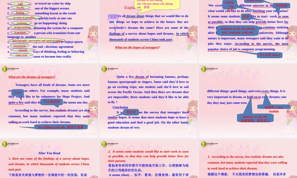 八年级英语下册 Unit 6 Where would you like to visit？Reading教学课件 鲁教版.ppt