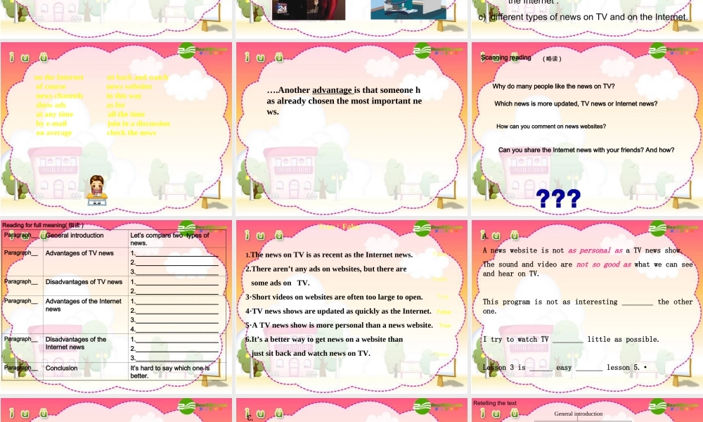 北师大初中英语九上《Unit 3 The Media》PPT课件 (9).ppt