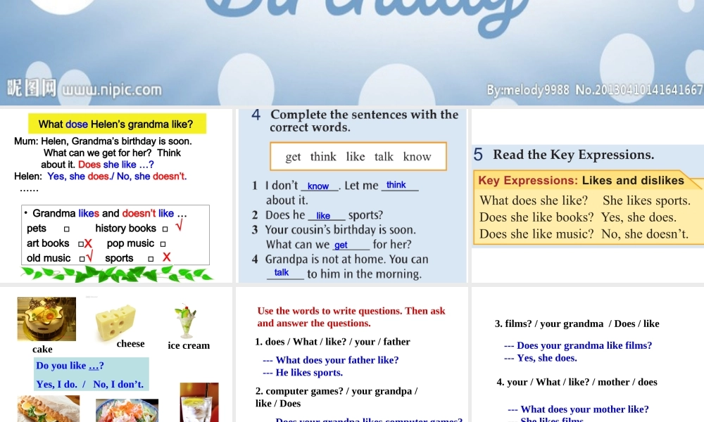 北师大初中英语七上《Unit 1 Family》PPT课件Lesson 3 Happy Birthday!(2).ppt