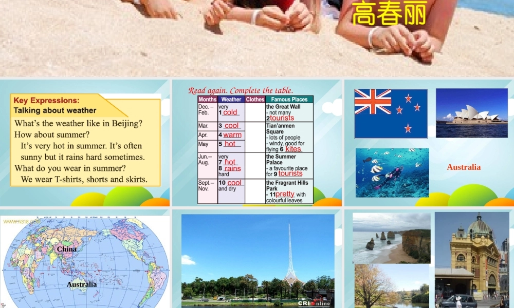 北师大初中英语七下《Unit 4 Seasons and Weather》PPT课件 (1).ppt