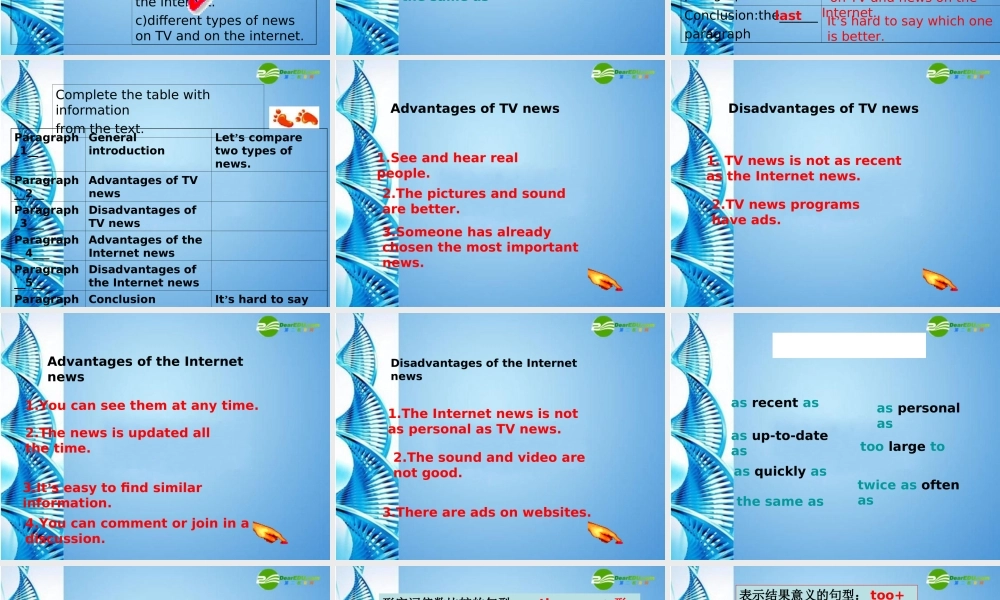 北师大初中英语九上《Unit 3 The Media》PPT课件 (4).ppt