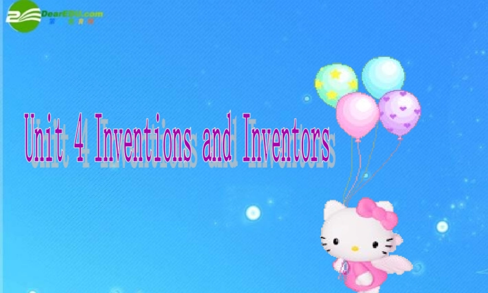 北师大初中英语九上《Unit 4 Inventions and Inventors》PPT课件 (1).ppt