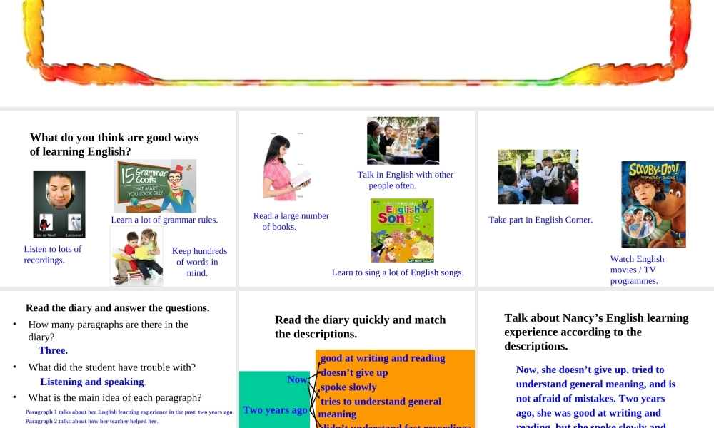 北师大初中英语七下《Unit 5 Now and Then》PPT课件 (5).ppt