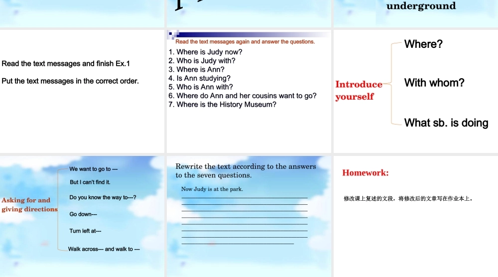 北师大初中英语七下《Unit 2 On the Weekend》PPT课件.ppt