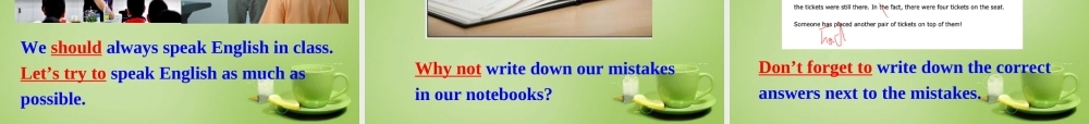 广东省佛山市顺德区江义初级中学八年级英语上册 Module 1 Unit 1 Let’s try to speak English as much as possible课件 .ppt