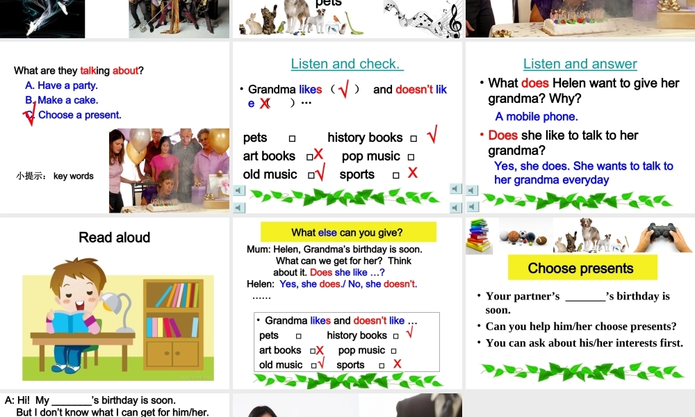 北师大初中英语七上《Unit 1 Family》PPT课件Lesson 3 Happy Birthday!(1).ppt