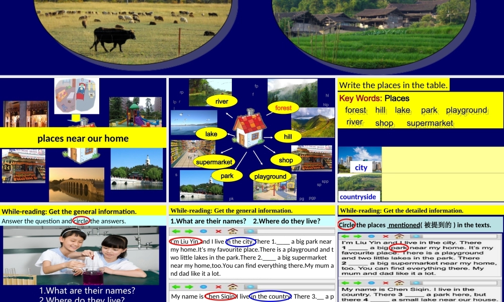 北师大初中英语七上《Unit 3 Home》PPT课件Lesson 9 Near My Home 第一课时（共26张PPT）.ppt