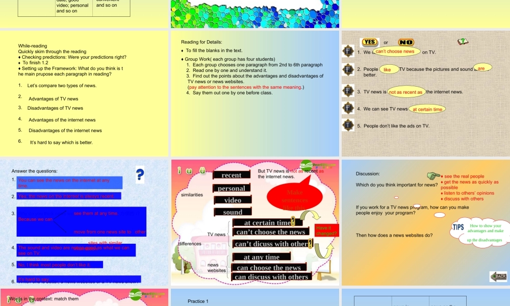 北师大初中英语九上《Unit 3 The Media》PPT课件 (8).ppt