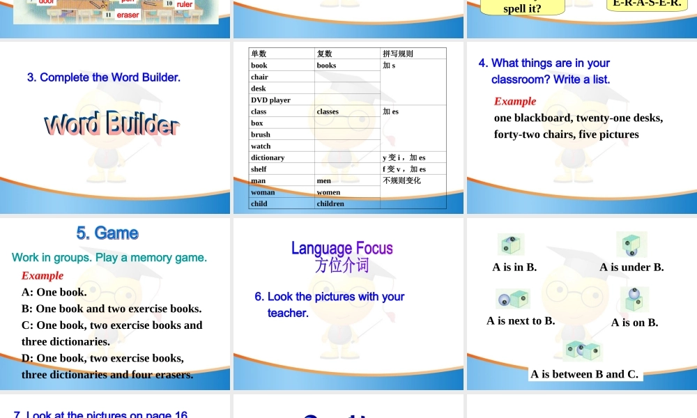 北师大初中英语七上《Topic D Your classroom》PPT课件 (1).ppt