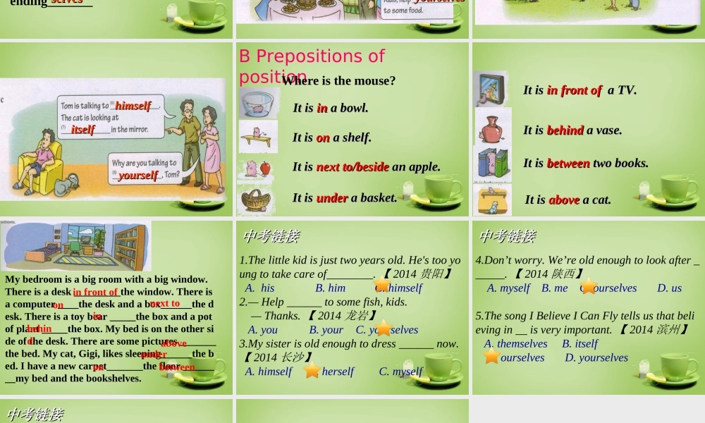 广东省深圳市文汇中学七年级英语下册 Unit 3 Our animal friends Period 3 grammar课件 .ppt