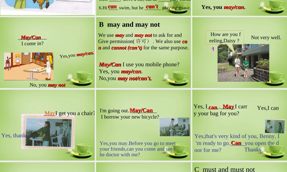 广东省深圳市文汇中学七年级英语下册 Unit 6 Electricity Period 3 grammar课件 .ppt