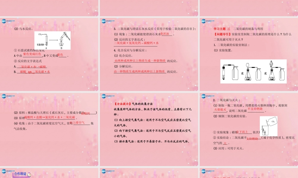 沪教初中化学九上《2第2节 奇妙的二氧化碳》PPT课件 (3).ppt